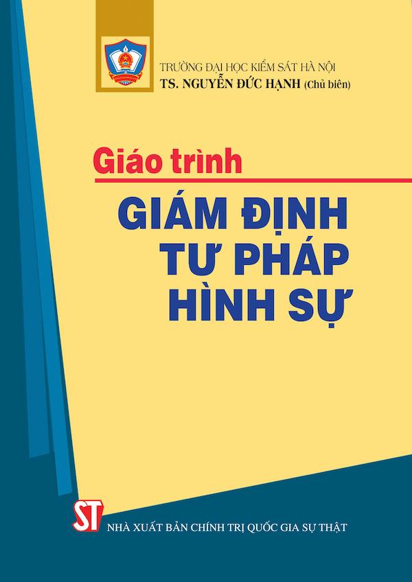 Giáo Trình Giám Định Tư Pháp Hình Sự