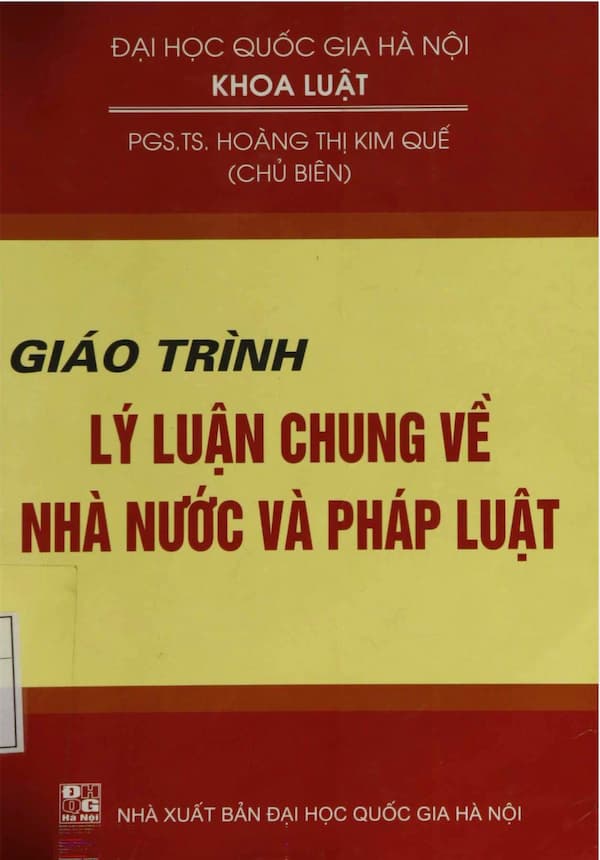 Giáo trình lý luận chung về nhà nước và pháp luật