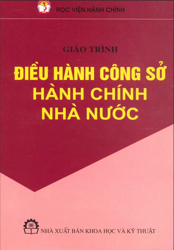 Giáo trình điều hành công sở hành chính nhà nước