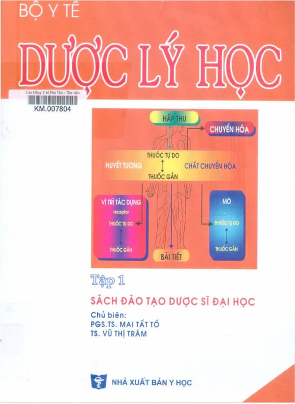 Dược Lý Học – Tập 1