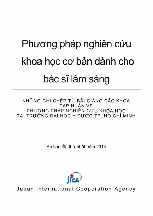 Phương pháp nghiên cứu khoa học cơ bản dành cho bác sĩ lâm sàng