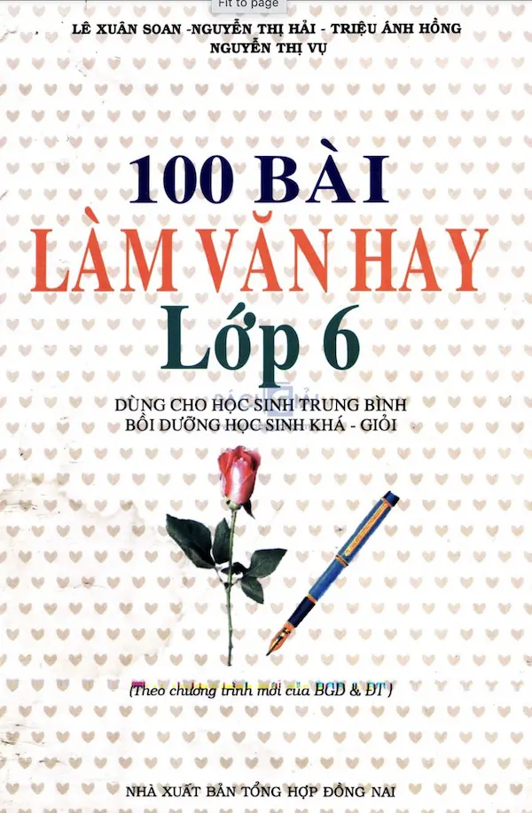 100 Bài Làm Văn Hay Lớp 6