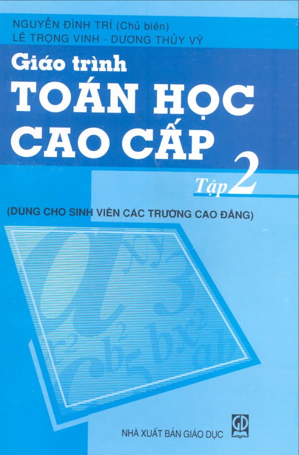 Giáo trình toán học cao cấp – Tập 2