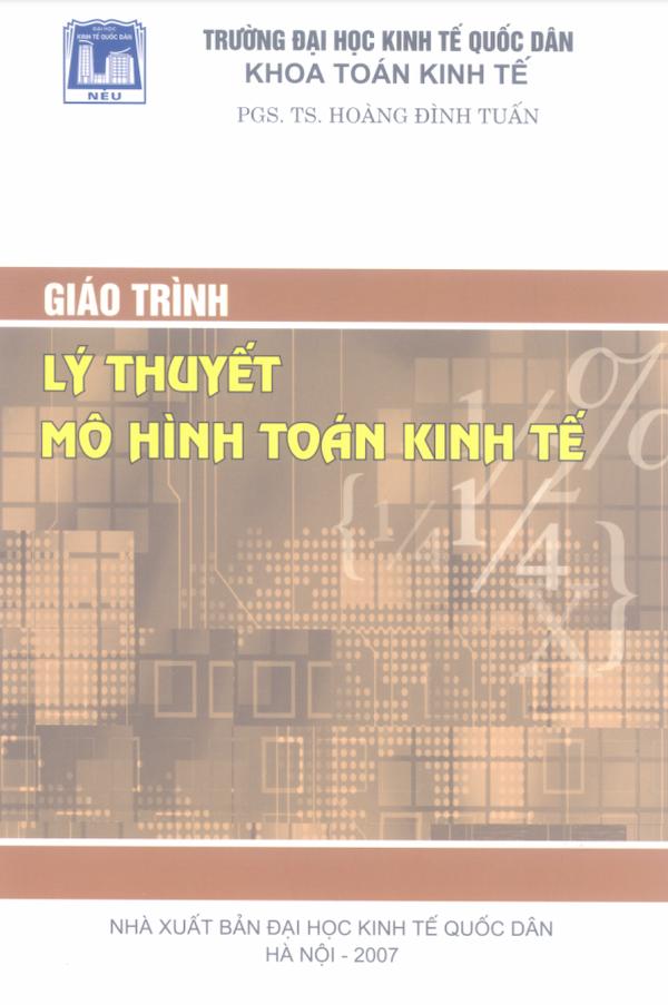 Giáo Trình Lý Thuyết Mô Hình Toán Kinh Tế