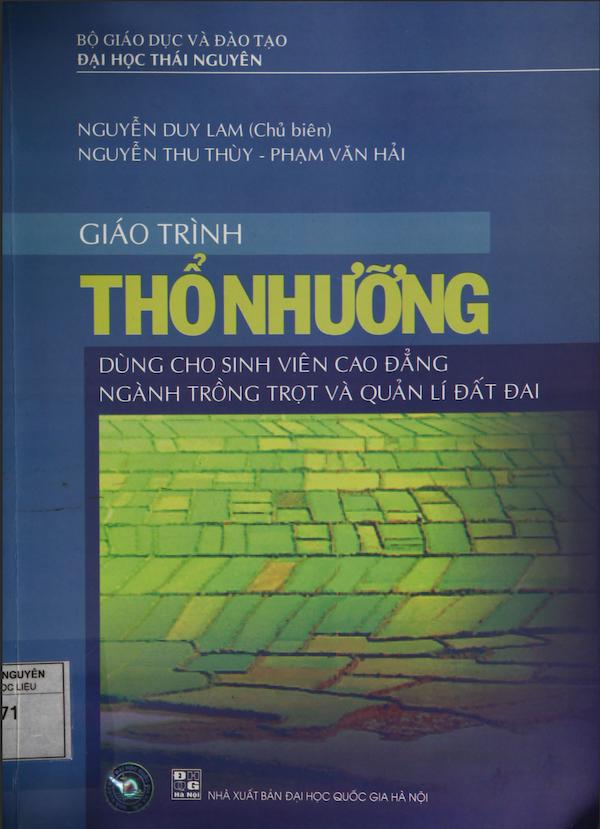 Giáo trình thổ nhưỡng