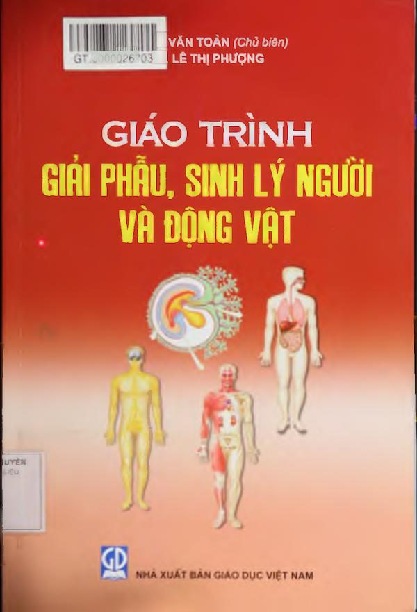 Giáo trình giải phẫu, sinh lý người và động vật