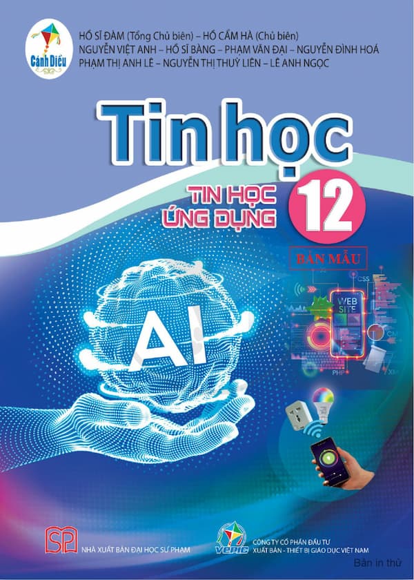 Tin học 12 – Tin học ứng dụng : Cánh diều