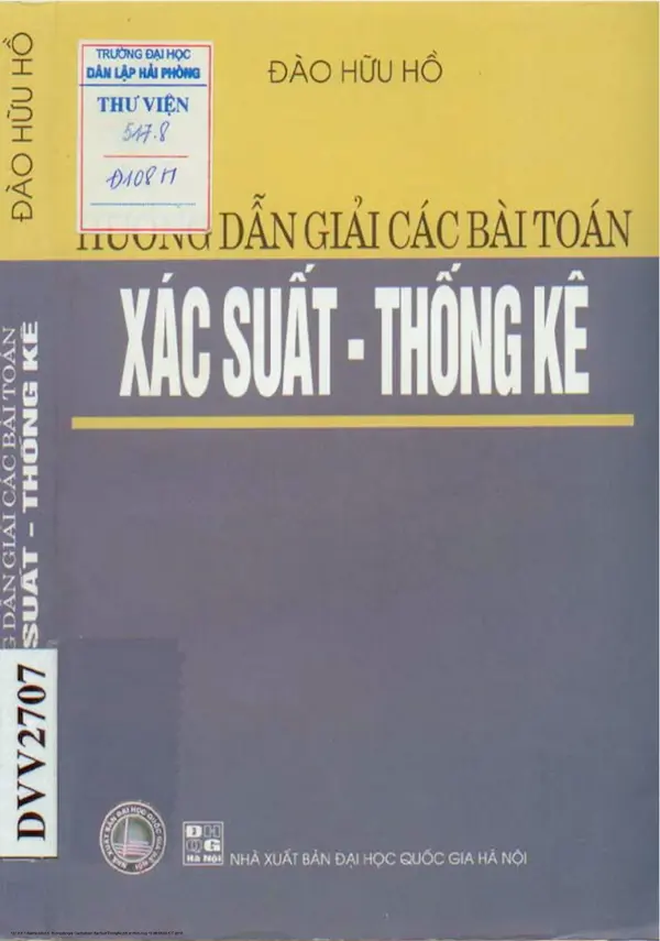 Hướng dẫn giải các bài toán Xác Suất – Thống Kê