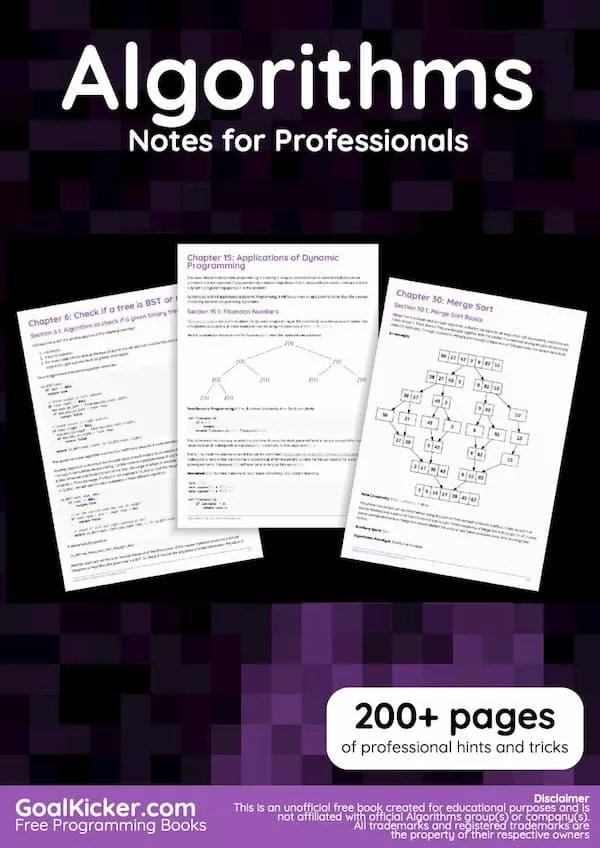 Algorithms Notes for Professionals