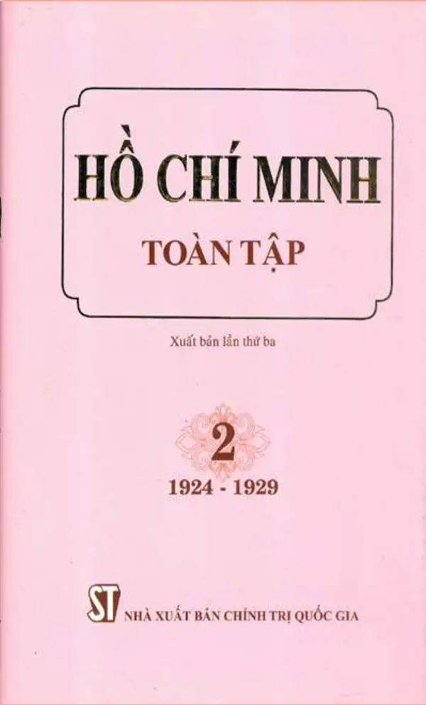 Hồ Chí Minh toàn tập – Tập 2