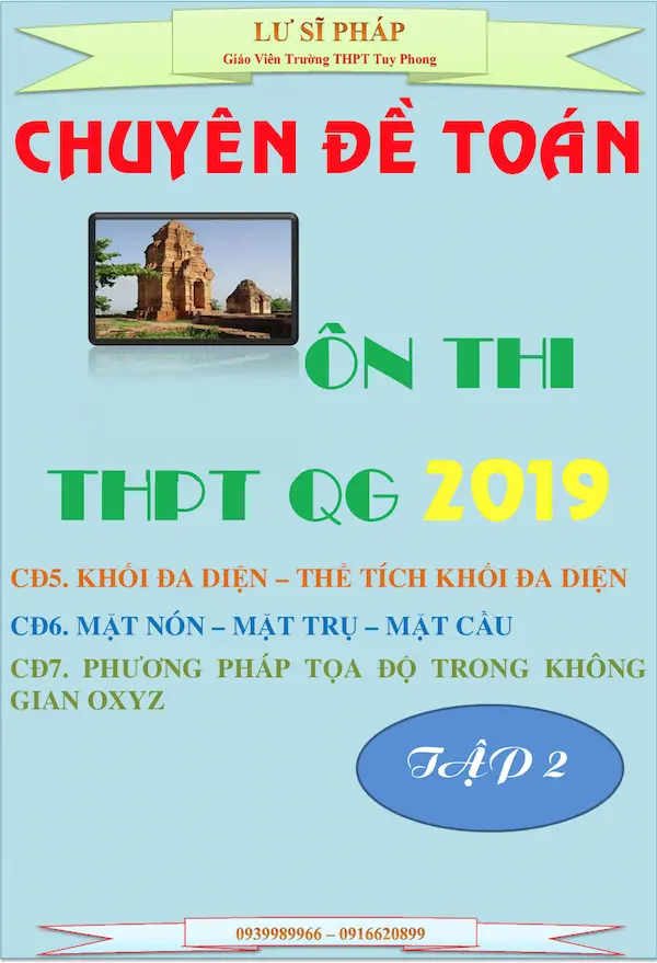 Chuyên Đề Ôn Thi THPT Quốc Gia 2019 Môn Toán Tập 2