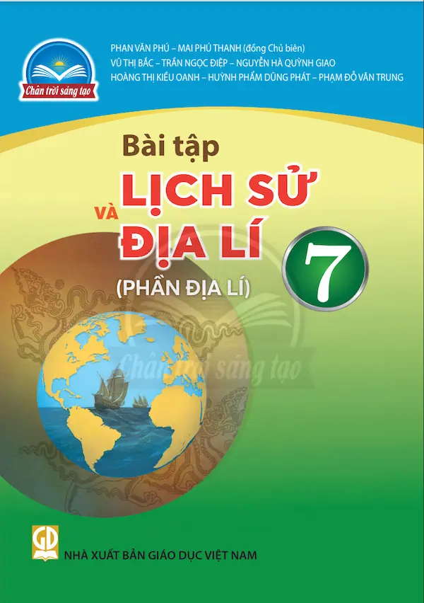 Bài Tập Lịch Sử Và Địa Lí 7 (Phần Địa Lí)  – Chân Trời Sáng Tạo