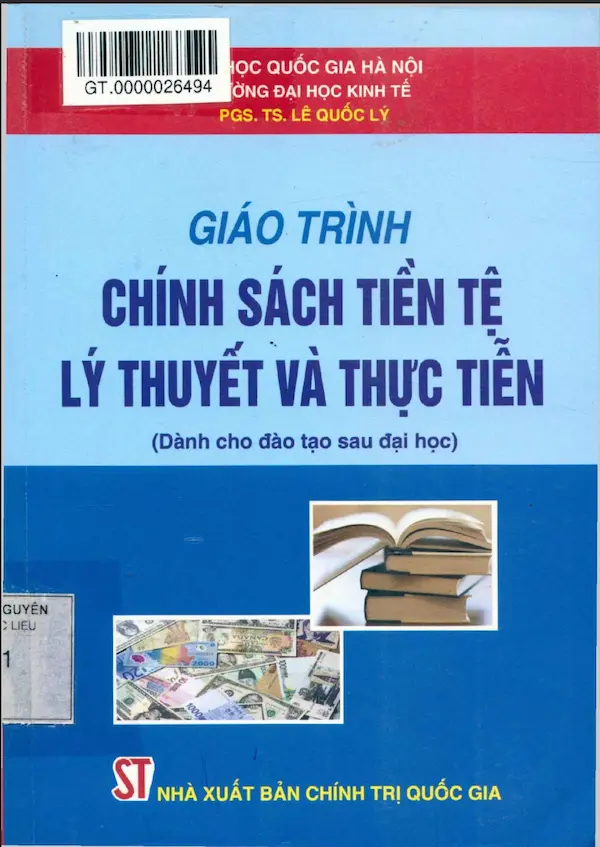 Giáo trình chính sách tiền tệ – lý luận và thực tiễn