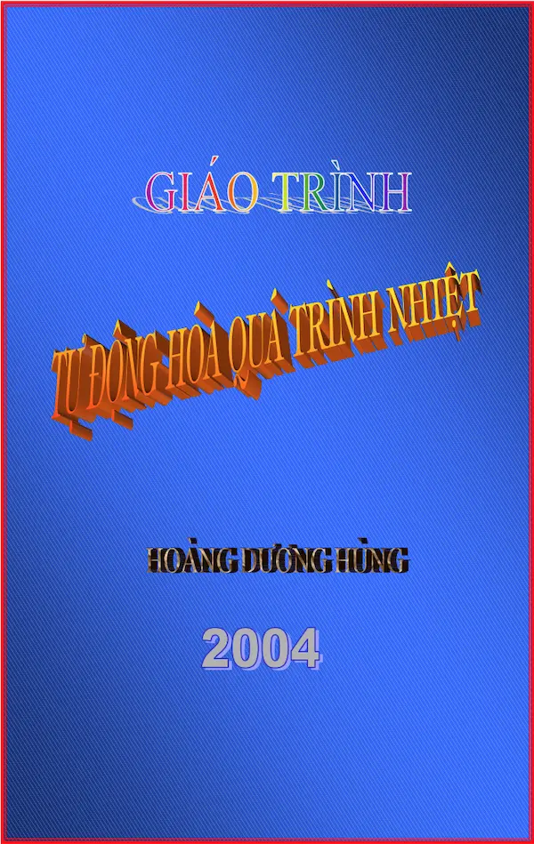 Giáo Trình Tự Động Hoá Quá Trình Nhiệt