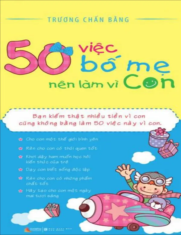 50 Việc Bố Mẹ Nên Làm Vì Con