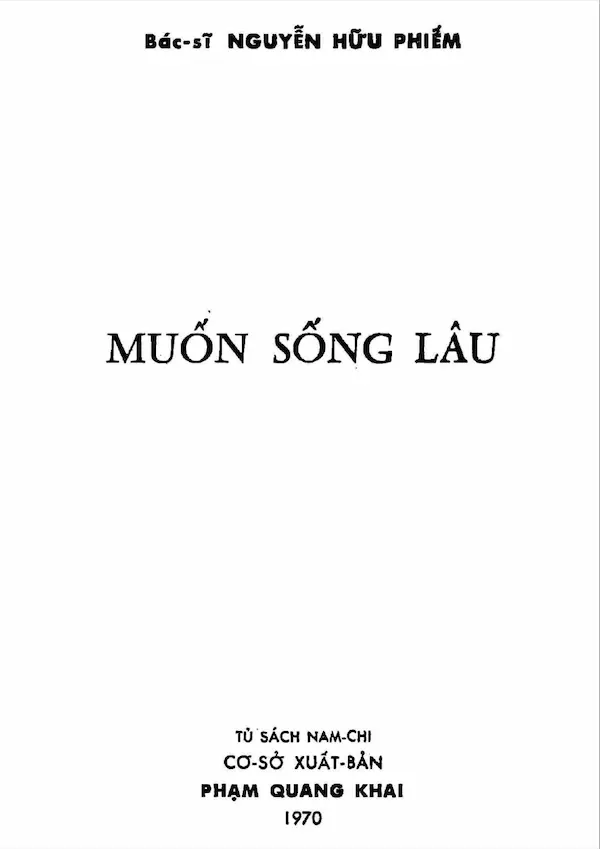 Muốn sống lâu