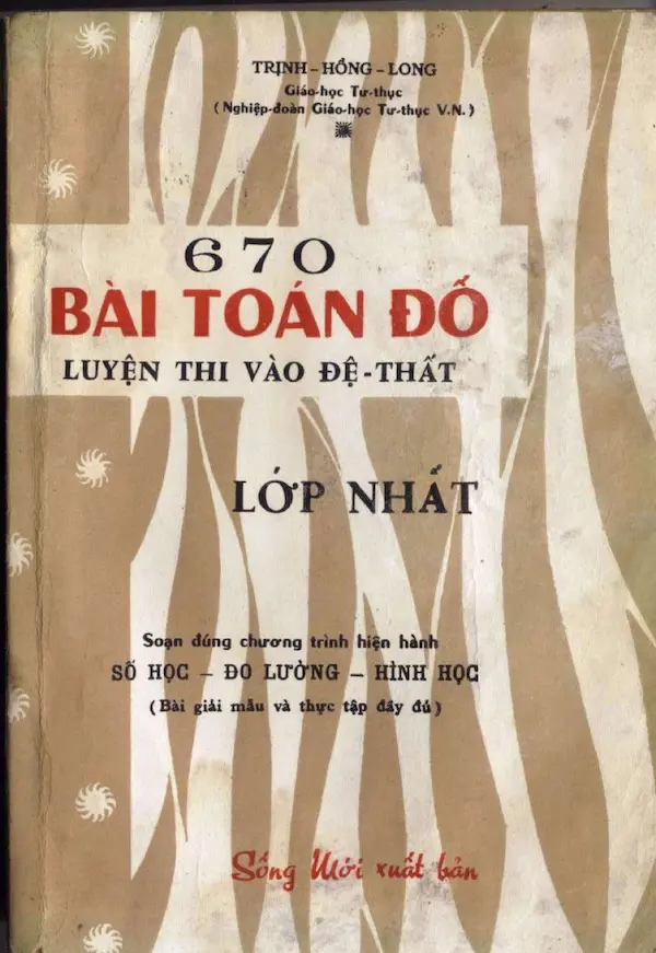 670 bài toán đố – Luyện thi vào lớp đệ thất