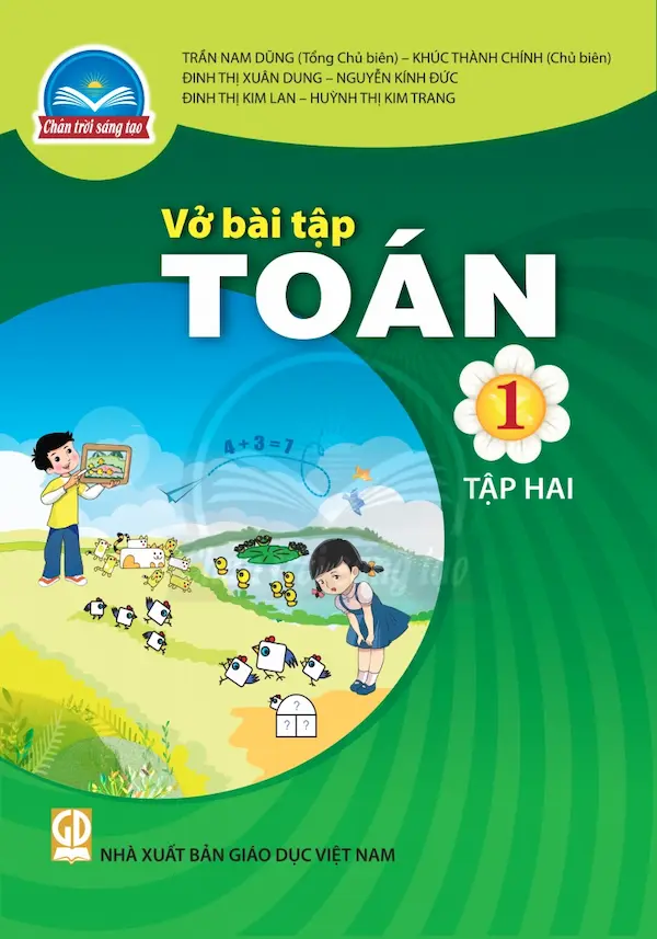 Vở bài Tập Toán 1 Tập Hai – Chân Trời Sáng Tạo