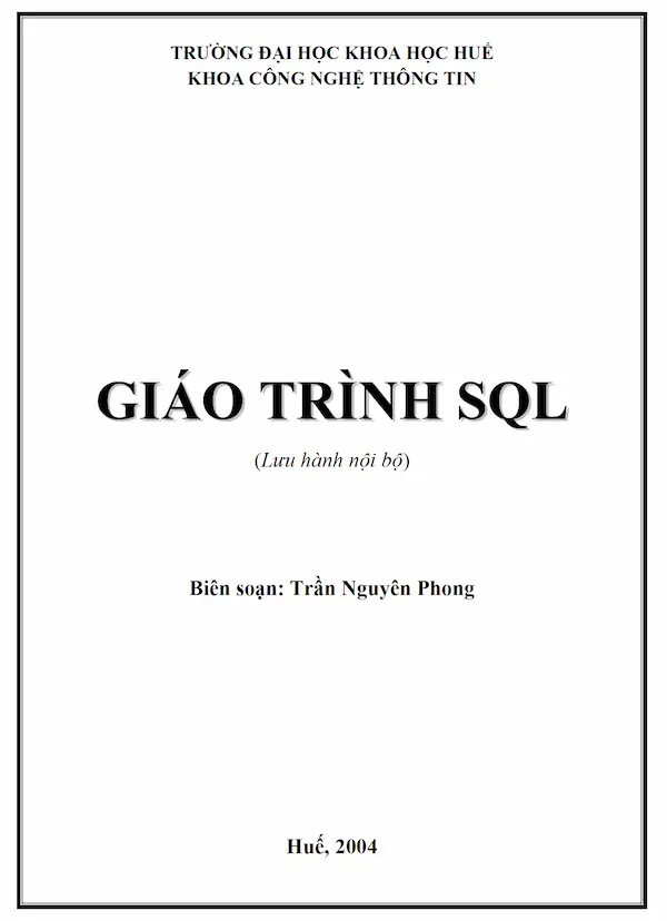 Giáo Trình SQL