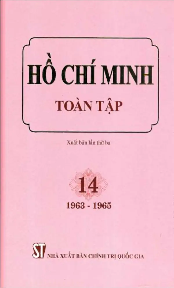 Hồ Chí Minh Toàn Tập – Tập 14