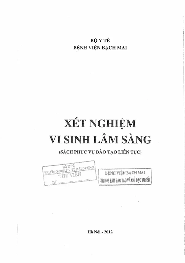 Xét nghiệm vi sinh lâm sàng