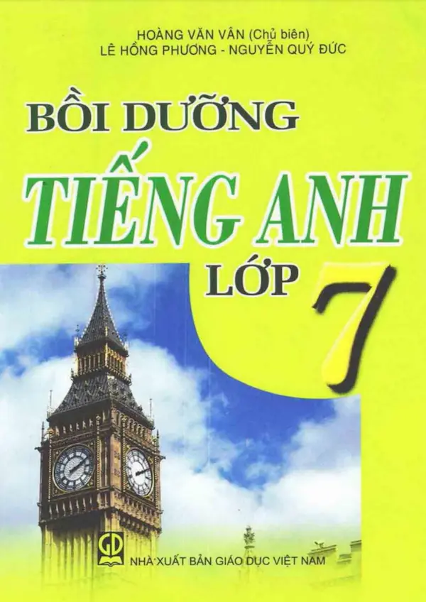 Bồi Dưỡng Tiếng Anh Lớp 7