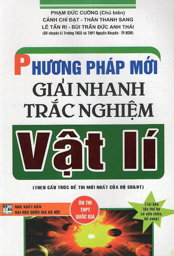 Phương Pháp Mới Giải Nhanh Trắc Nghiệm Vật Lí