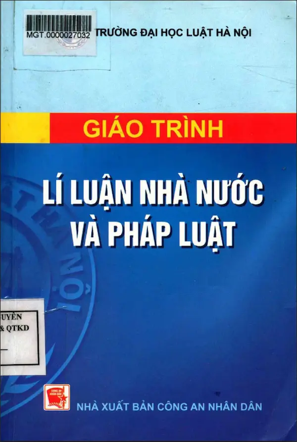 Giáo trình lí luận nhà nước và pháp luật