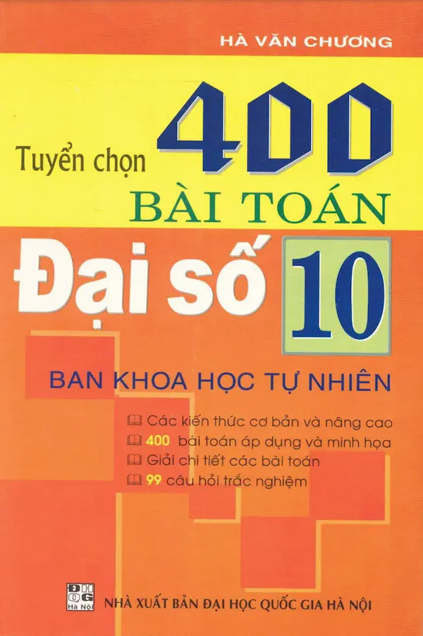 Tuyển Chọn 400 Bài Toán Đại Số 10