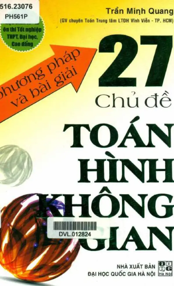 Phương Pháp Và Bài Giải 27 Chủ Đề Toán Hình Không Gian