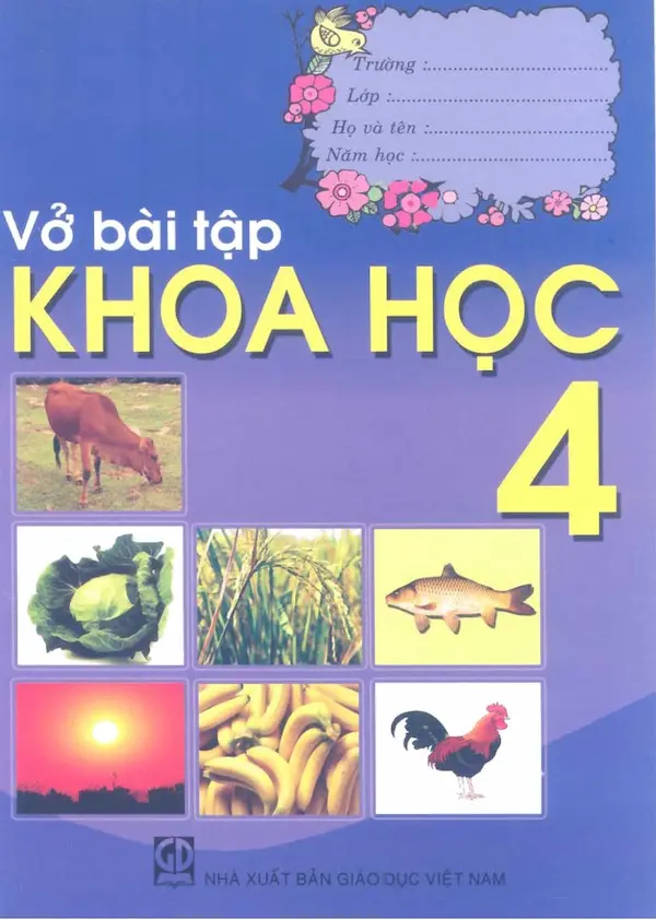 Vở Bài Tập Khoa Học Lớp 4