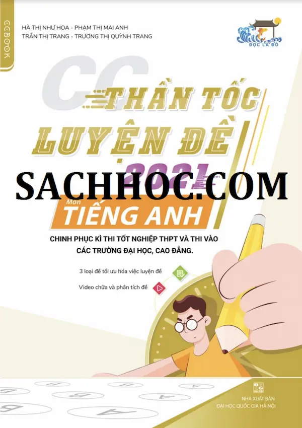 CC Thần Tốc Luyện Đề 2021 Môn Tiếng Anh