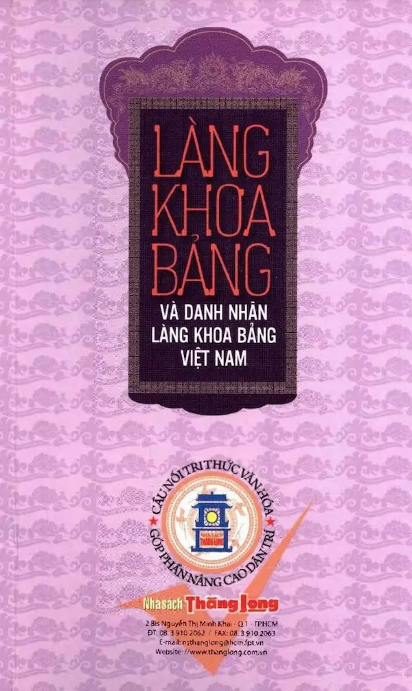 Làng Khoa Bảng Và Danh Nhân Làng Khoa Bảng Việt Nam