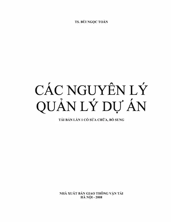 Các nguyên lý quản lý dự án