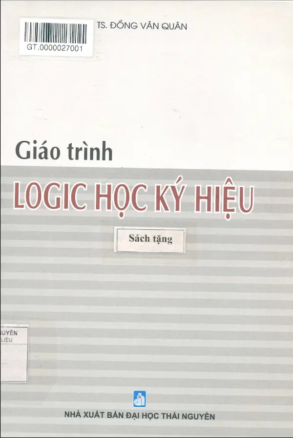 Giáo trình logic học ký hiệu