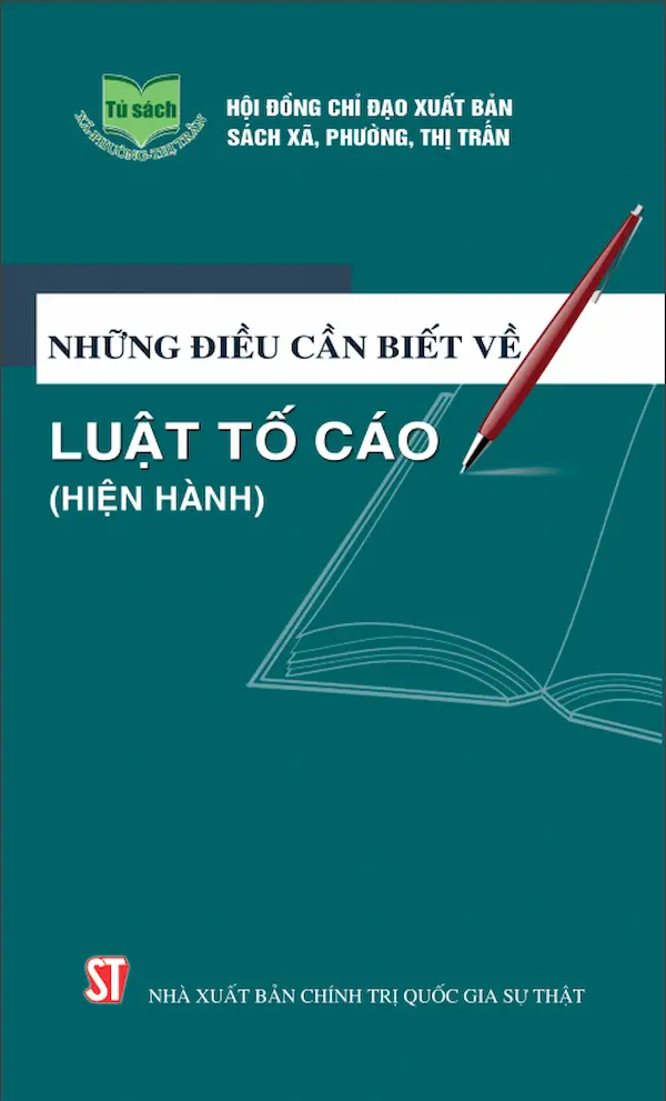 Những Điều Cần Biết Về Luật Tố Cáo (Hiện Hành)