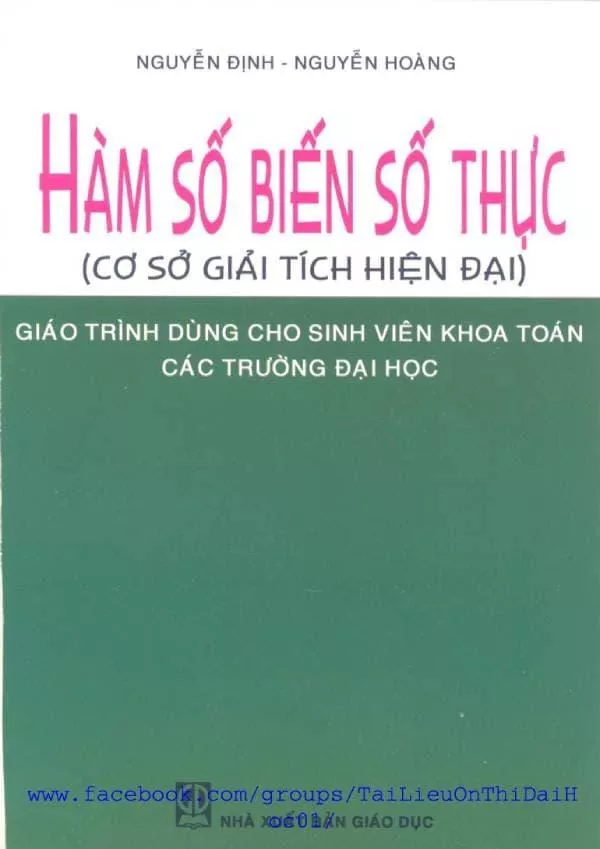 Hàm số biến số thực (Cơ sở giải tích hiện đại)