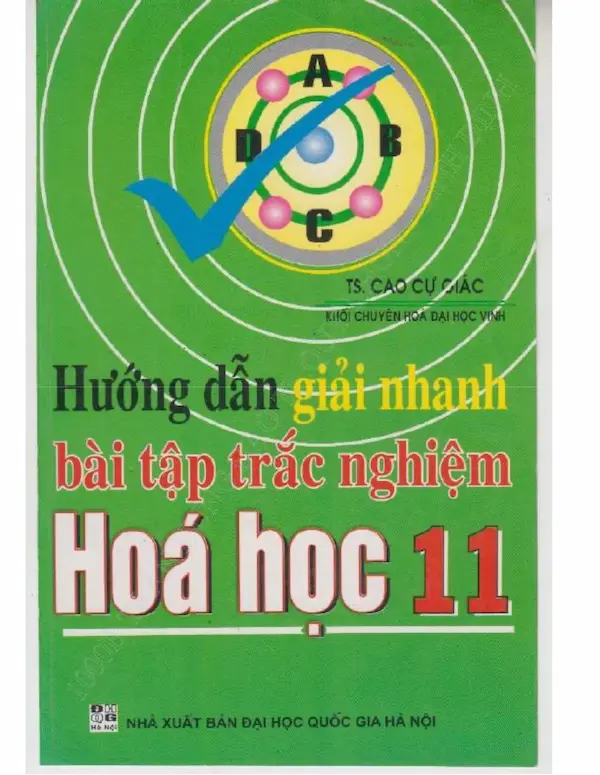 Hướng Dẫn Giải Nhanh Bài Tập Trắc Nghiệm Hóa Học 11