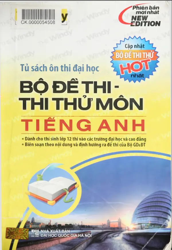 Bộ Đề Thi Thử Môn Tiếng Anh