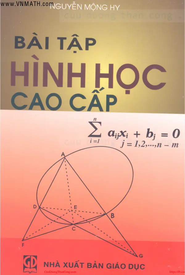 Bài tập Hình học cao cấp