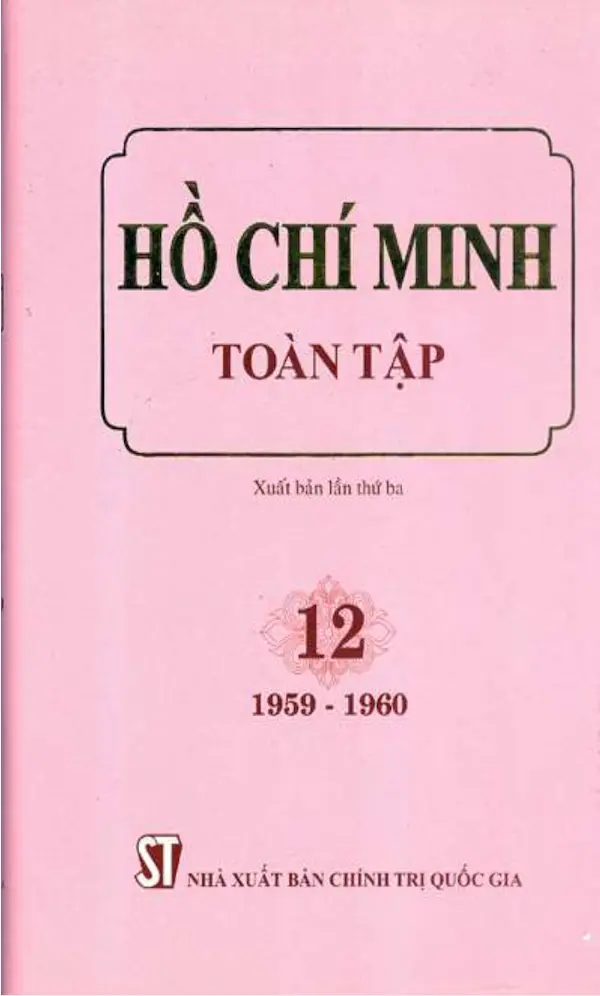 Hồ Chí Minh Toàn Tập – Tập 12