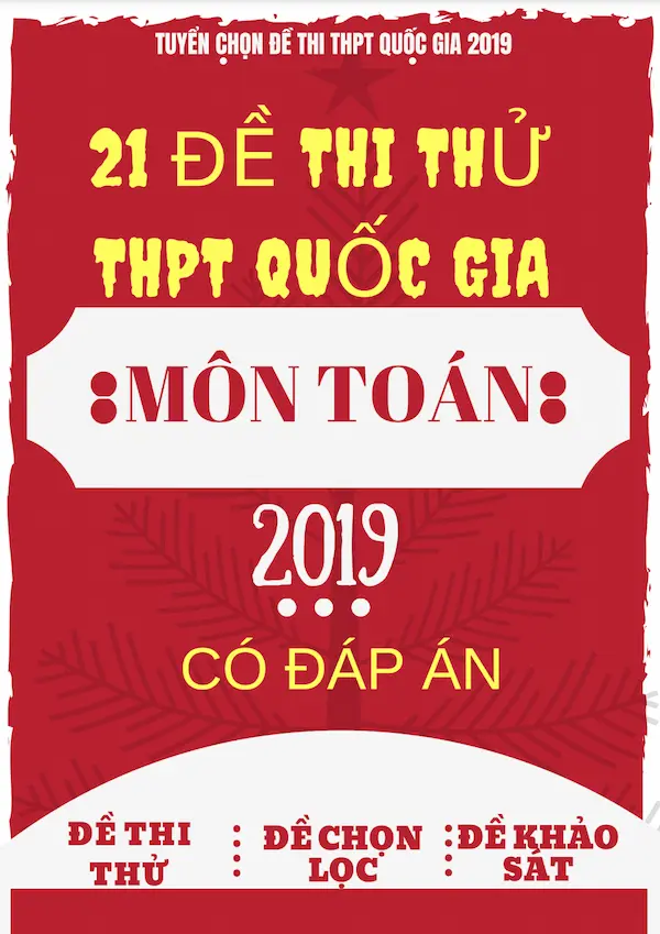 21 Đề Thi Thử THPT Quốc Gia Môn Toán 2019