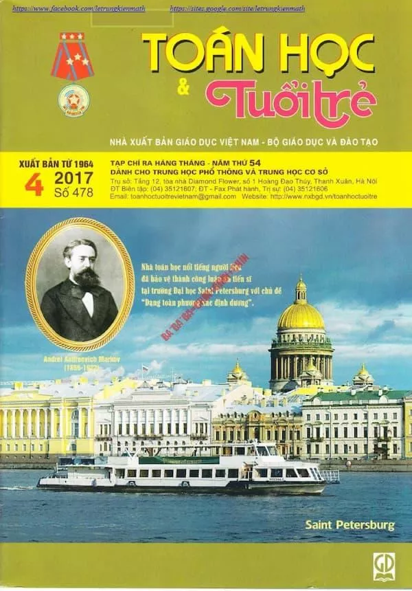 Tạp chí Toán Học và Tuổi trẻ số 478 tháng 4 năm 2017