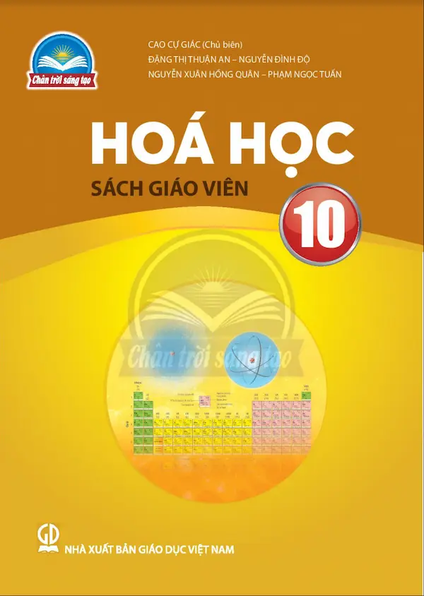 Sách Giáo Viên Hoá Học 10 – Chân Trời Sáng Tạo