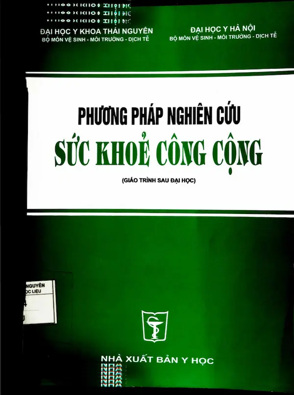 Nghiên cứu sức khoẻ cộng đồng – Sách đào tạo sau đại học