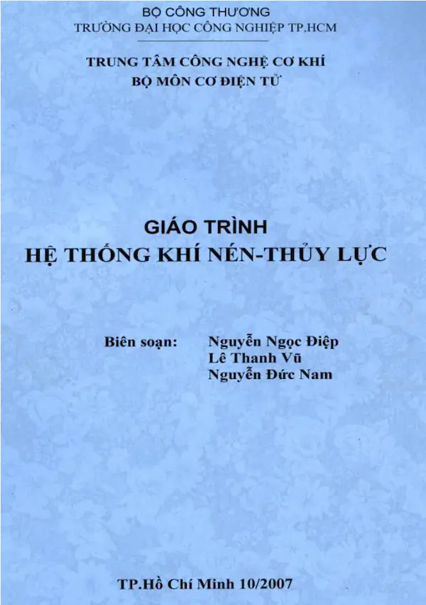 Giáo trình hệ thống nén thuỷ lực