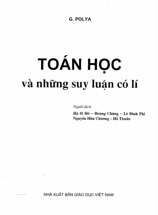 Toán học và những suy luận có lý