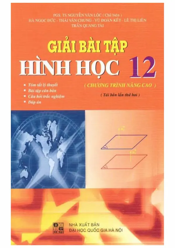 Giải Bài Tập Hình Học 12 Nâng Cao