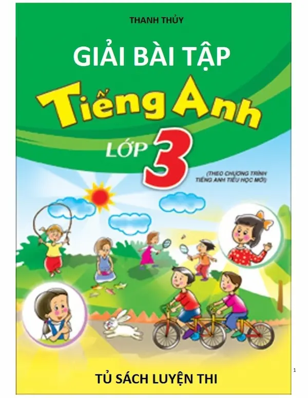 Giải bài tập tiếng anh lớp 3 chương trình mới