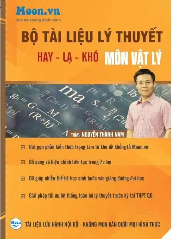 Bộ tài liệu lý thuyết Hay – Lạ – Khó Ôn thi THPT Quốc Gia 2016 môn Vật Lý